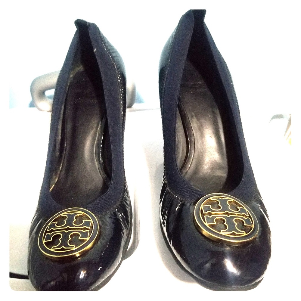 TORY BURCH Navy blue pumps